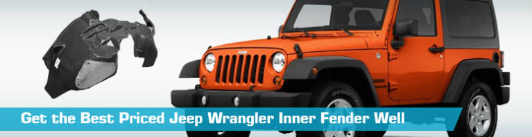 Inner Fender Well for Jeep Wrangler - Partsgeek