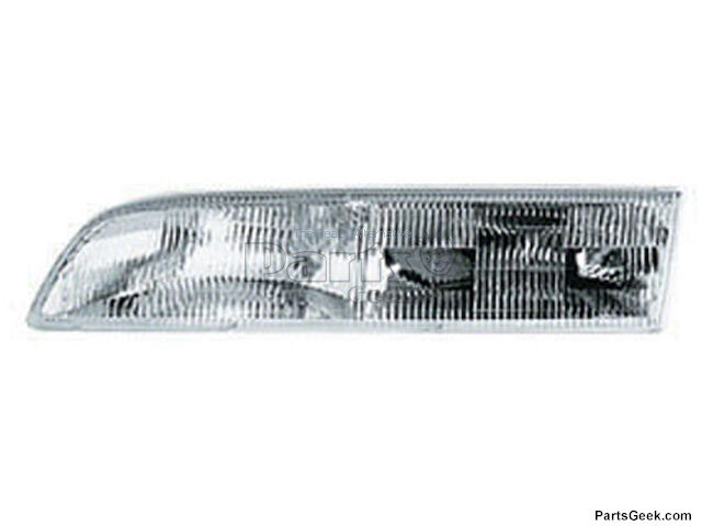 Ford OEM Headlight Assembly Kit (2-Piece) For 1998-2011 Crown Victoria - Driver & Passenger, Black Housing