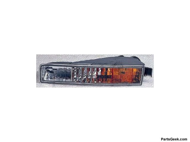 ANZO Amber/Clear Crystal Turn Signal/Corner Lights for 93-97 Toyota