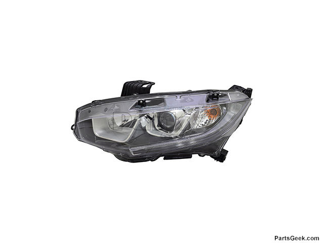 Passenger Side LED Headlight Assembly For Honda Civic 2016-2021 - Direct Fit HO2503176 Replacement