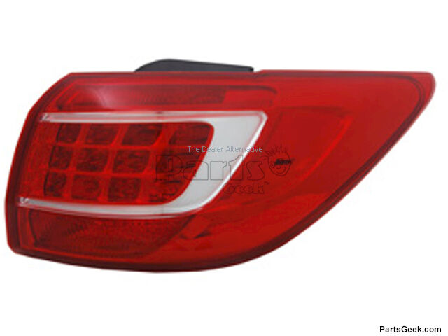 12 2012 Kia Sportage Tail Light Assembly - Body Electrical - Action