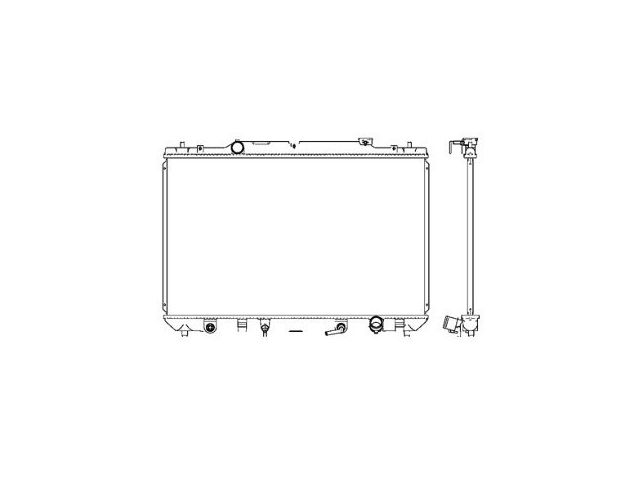 Denso® 221-0507 - Engine Coolant Radiator - View #2