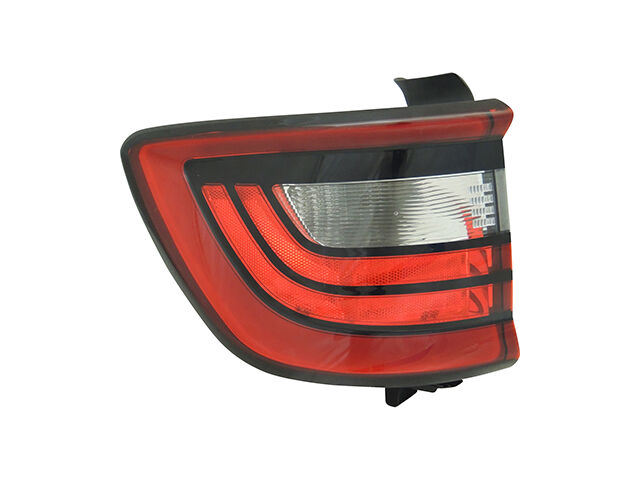 KAPAMZ Tail Light Assembly For 2014-2025 Dodge Durango – Driver Side Outer (Black Housing, LED/Halogen, With Bulbs)