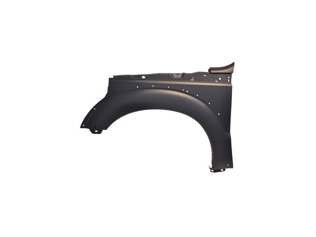 thumbnail image 2 of Genuine OEM Ford F-550 Super Duty Driver Side Front Fender Nameplate Emblem – Black & Chrome, 2011-2016, CC3Z-16720-DH 2 of 4
