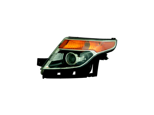 Driver Side Headlight For 2011-2015 Ford Explorer - Halogen OE Style With Bulbs & Harness 8 thumbnail image