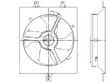 Action Crash Radiator Fan Assembly; Premium 5983-04010533