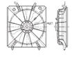 Action Crash Radiator Fan Assembly; Premium 5983-04010549