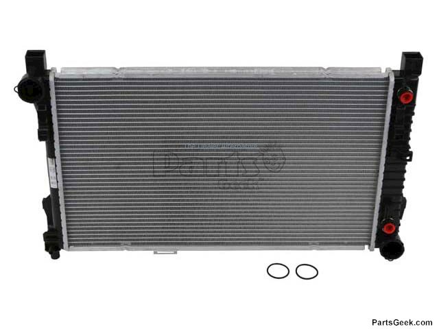 Evan-Fischer Set Of 2 Center Radiator Supports For 2002-2007 Mercedes C230 & CLK - Left & Right - 1-Year Warranty