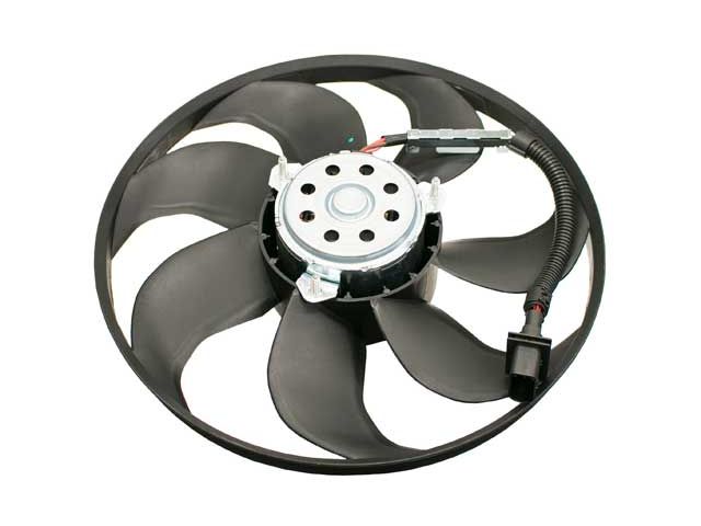 A/C Condenser Cooling Fan Assembly – Fits 1999–2005 VW Jetta (Passenger Side, 9-Blade)