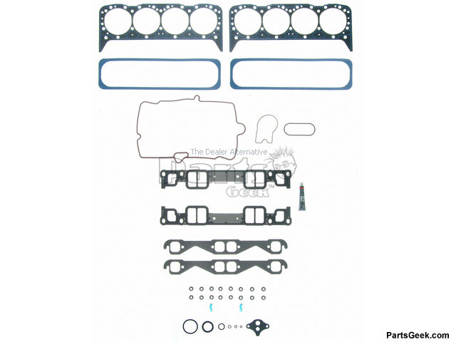 2Pcs Cylinder Head Gasket Set 7733 For Chevy 350 5.7L V8 Engine
