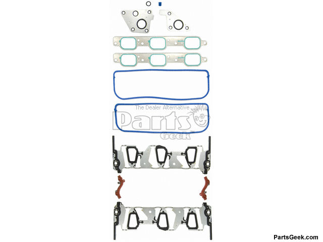 Upper Intake Manifold Gasket Set For Chevy Impala, Buick Lucerne, Saturn Vue, Pontiac G6 - 3.5L & 3.9L V6
