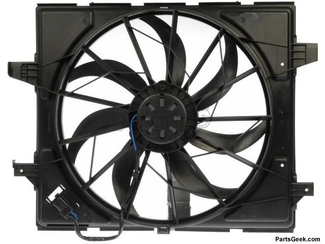 17 2017 Jeep Grand Cherokee Radiator Fan Assembly - Cooling System