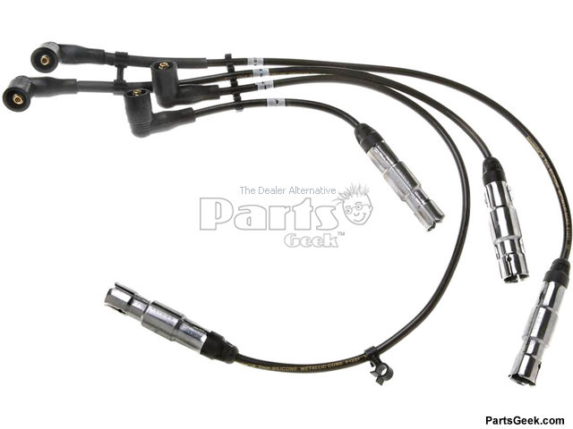 thumbnail image 2 of Empi 9411 VW Bug Spark Plug Wire Set – 7mm Silicone Red Ignition Wires 2 of 5
