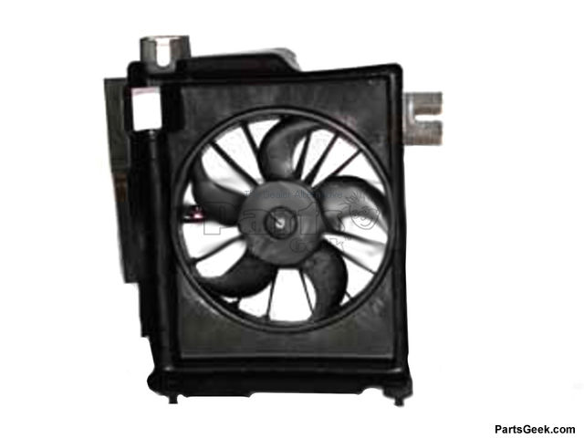 Radiator Condenser Fan Assembly For 2007-2017 Jeep Patriot (w/o Off Road Package)