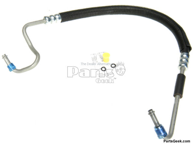 thumbnail interactive-video image 1 of Sunsong Steering Hose Sunsong Power Steering Pressure Hose | Replacement For Chevrolet & GMC | High Pressure Fluid Line GMC Steering Pressure Hose 1 of 13