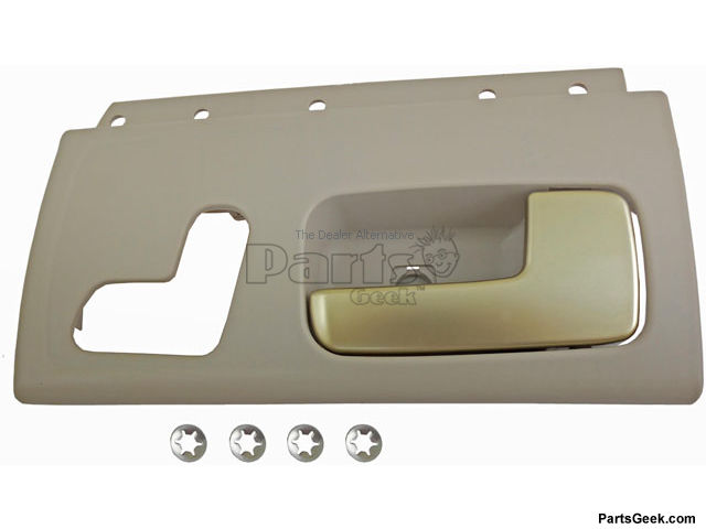 1998-2002 Lincoln Town Car Front Door Handle RH, All Chrome, W/o Keyho