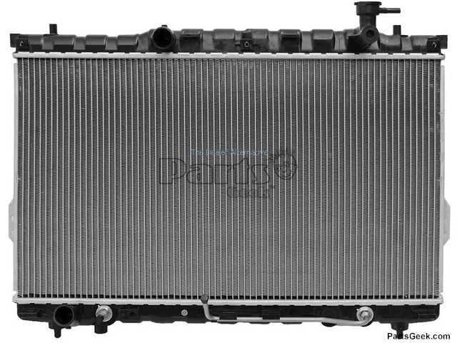 Evan-Fischer Radiator For 2001-2006 Hyundai Santa Fe W/ Transmission Cooler