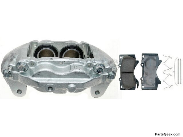 Power Stop 08-15 Toyota Sequoia Rear Red Calipers w/Brackets - Pair