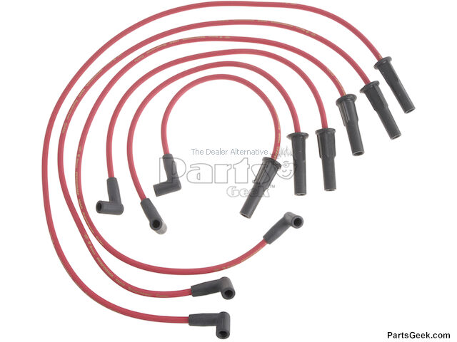 AC Delco Spark Plug Wire Set For 1964-1972 Pontiac GTO – 57665GM, Direct Fit, 12-Month Warranty