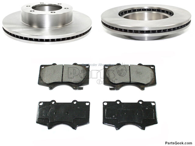 Toyota Tundra Brake Rotors - Brake Disc - Pronto Centric Brembo EBC