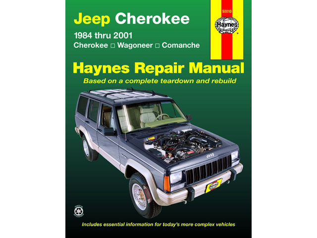1984-2001 Jeep Cherokee Paper Repair Manual - Haynes 50010