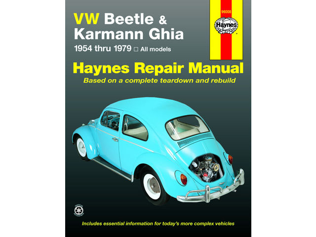 1970-1979 Volkswagen Beetle Paper Repair Manual - Bentley W0133 
