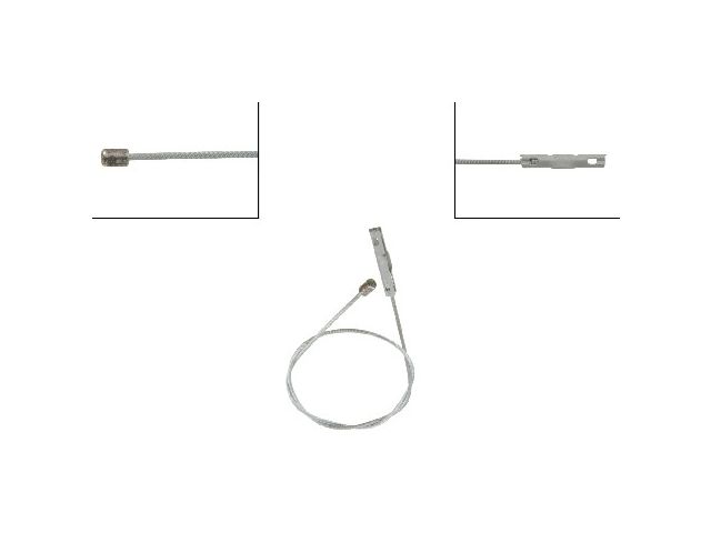 92-96 Ford E150-350 Econoline Front Parking Brake Cable NOS F3UZ-2853-C - View #13