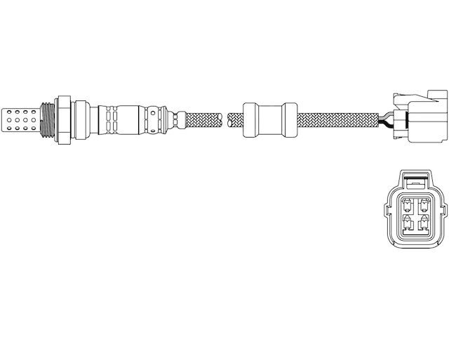 Walker Products® 350-34101 Oxygen Sensor, Sold Individually, 4-wire