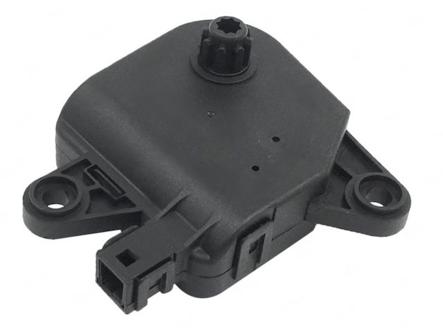 Can a blown blend door actuator be manually switched