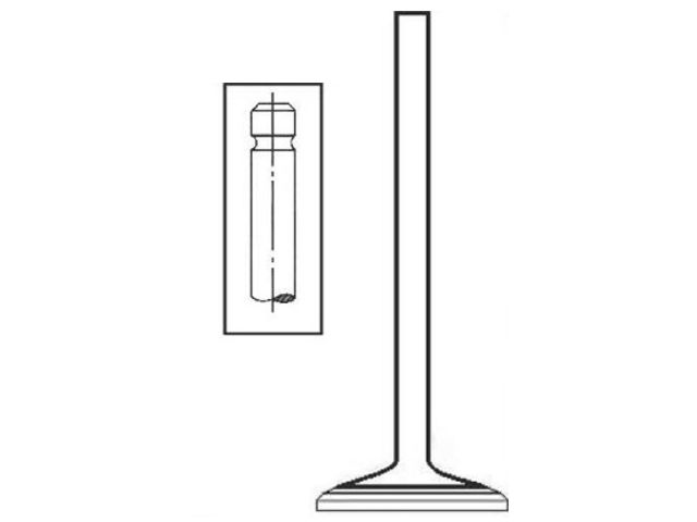 1987-1993 Mazda B2200 Exhaust Valve - ITM RX9313 - PartsGeek.com