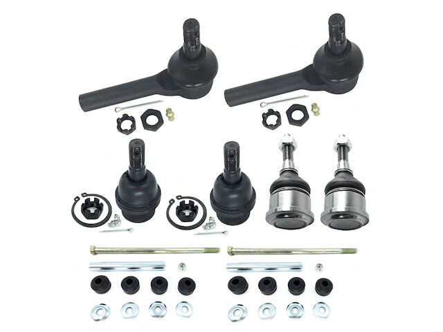 Topcn-autoparts 10pc Front Suspension Kit For 2002-2005 Ford Explorer – Upper Control Arms, Tie Rods, Ball Joints, Sway Bar – Greasable, OE Spec