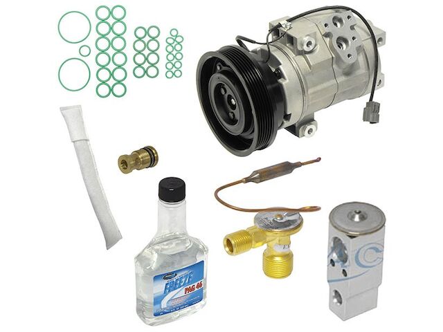 PARTS REALM AC Compressor Kit For 1999-2004 Honda Odyssey 3.5L - Includes Drier, Valves, Oil & Seals