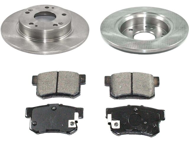 8pc Front Rear Drilled Brake Rotors And Brake Pads Kit For 2013