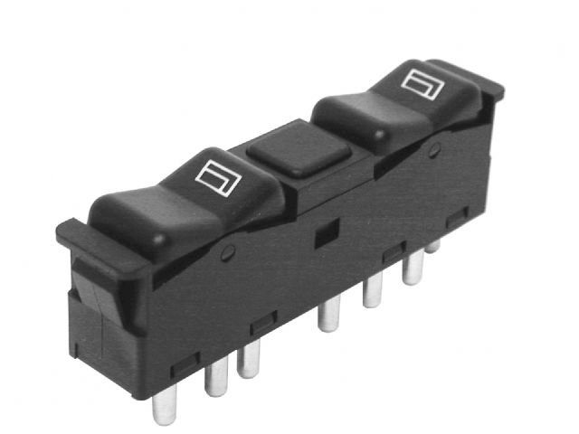 1982 1985 Mercedes 300D Window Switch APA URO Parts 0008208210 Left 1982-1985-mercedes-300d-window-switch-apa-uro-parts-0008208210-left