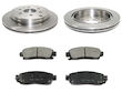 Front Brake Rotor For 2007-2016 GMC Acadia 2008 2009 2010 2011 2012