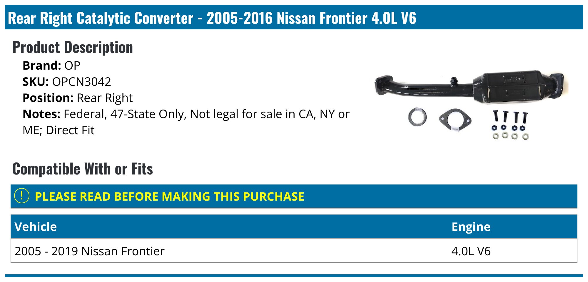 A/C Refrigerant Discharge Hose – For Nissan Frontier 4.0L V6 2005-2019 (GPD R797ZW)