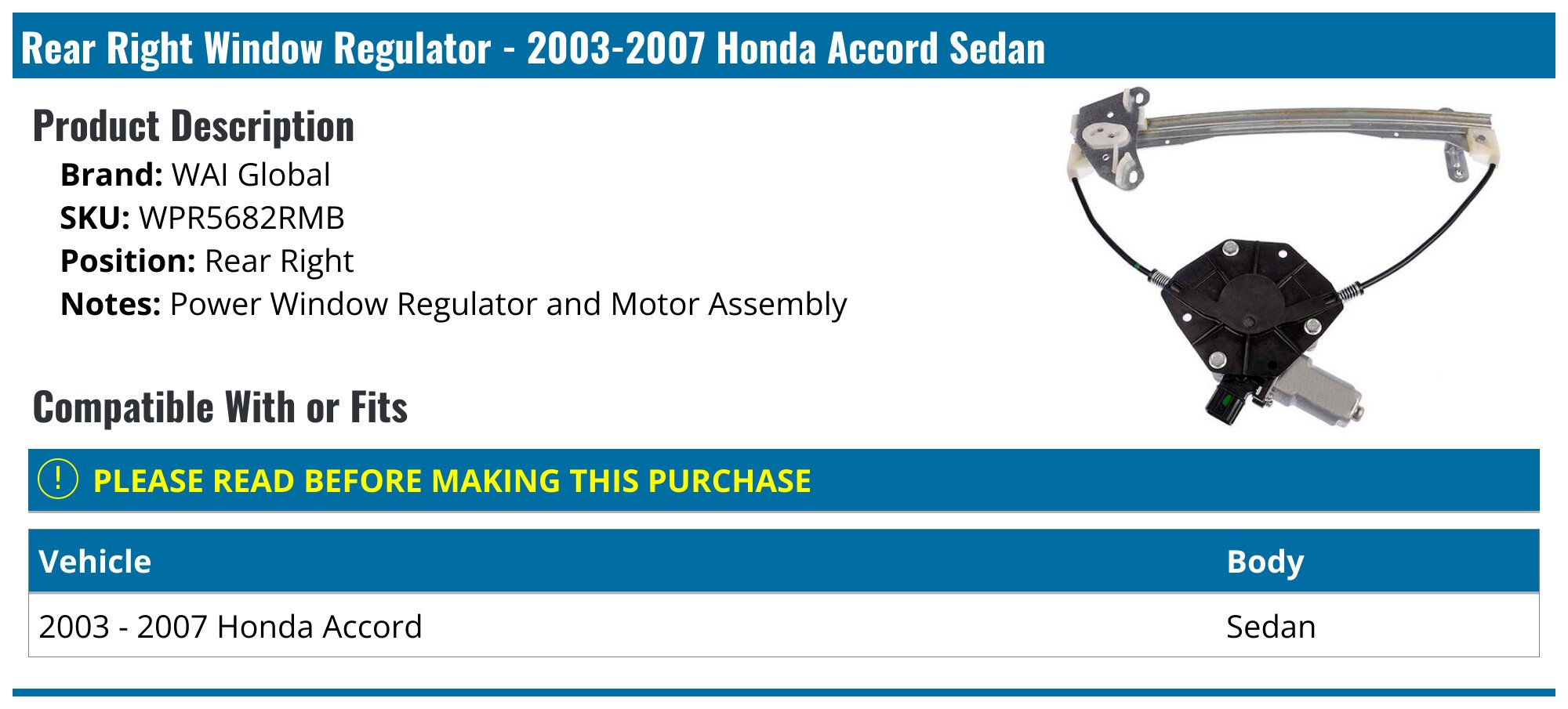 2005 Honda Accord Rear Window Won't Operate How To Fix