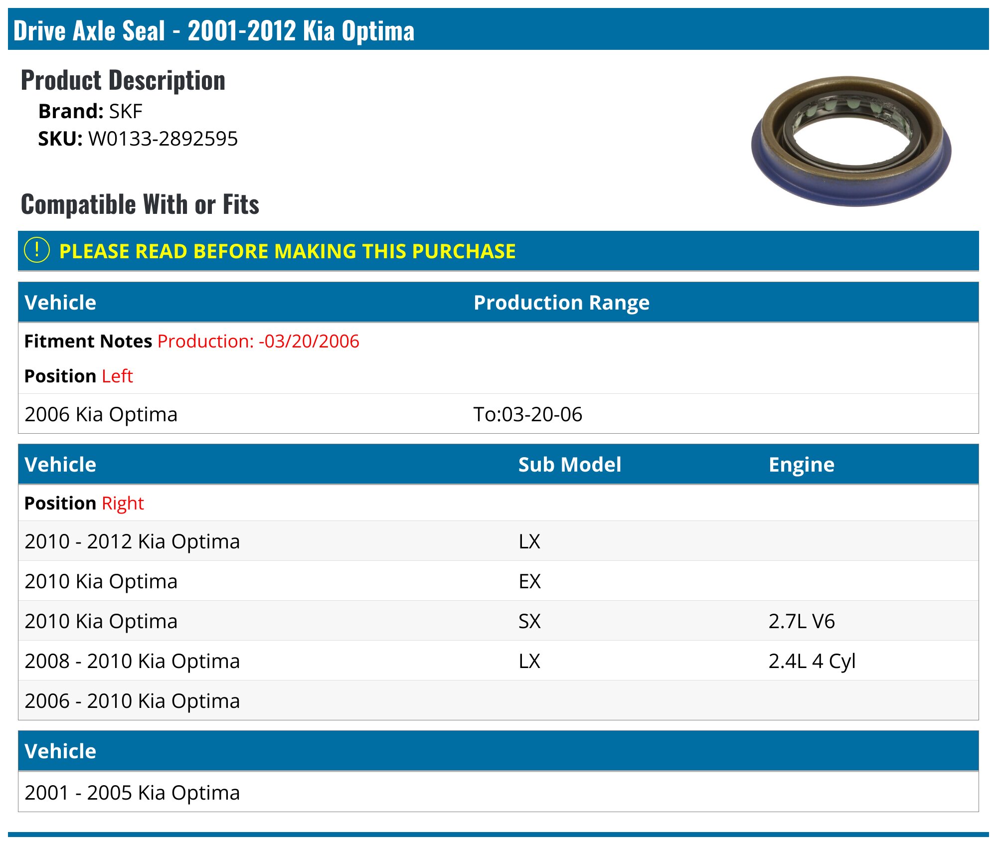 Kia Optima AC Compressor A/C Compressor For 2011-2014 Hyundai Sonata 2.0L/ 2.4L & 2011 Kia Optima - 6 Groove Belt 2007 KIA Rondo AC Compressor A-Premium A/C リキッドラインホースアセンブリ Kia Optima 2011 2012 2013 2.4Lに対応 コン