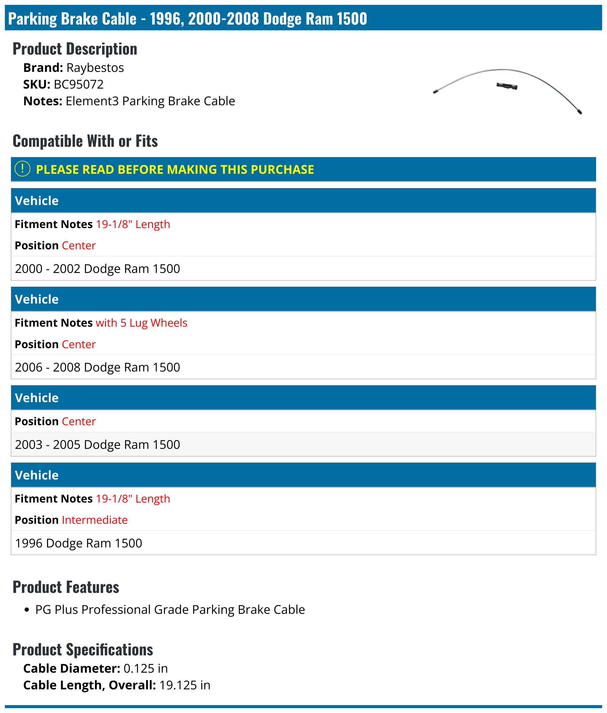 How To Replace Rear Passengers Sde Parkng Brake Cable 1997-2003 Ford F-150 | 1A Auto