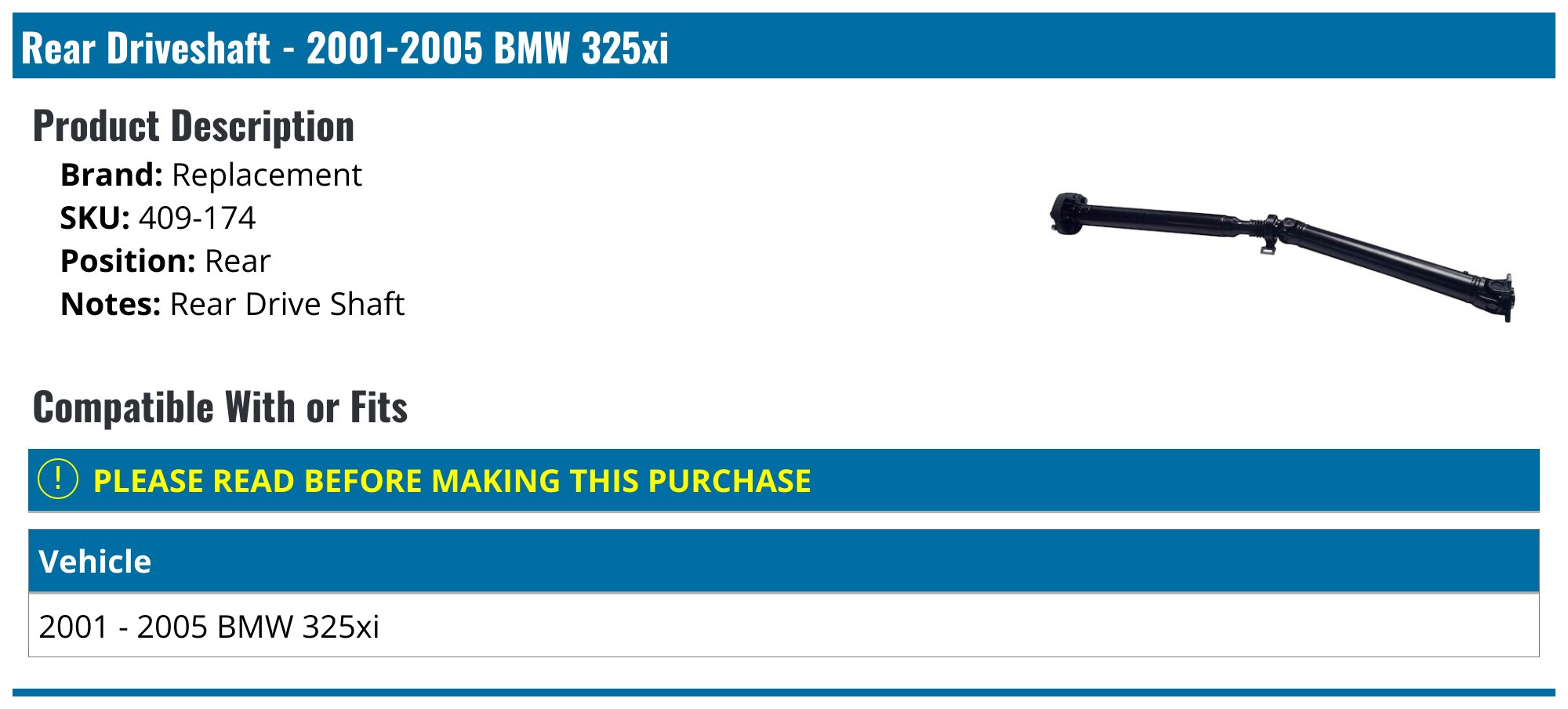 For 2001-2005 BMW 325xi Bosch QuietCast Disc Brake Rotor Rear 2002 2003 For 2001-2005 BMW 325xi Bosch QuietCast Disc Brake Rotor Rear 2002 2003