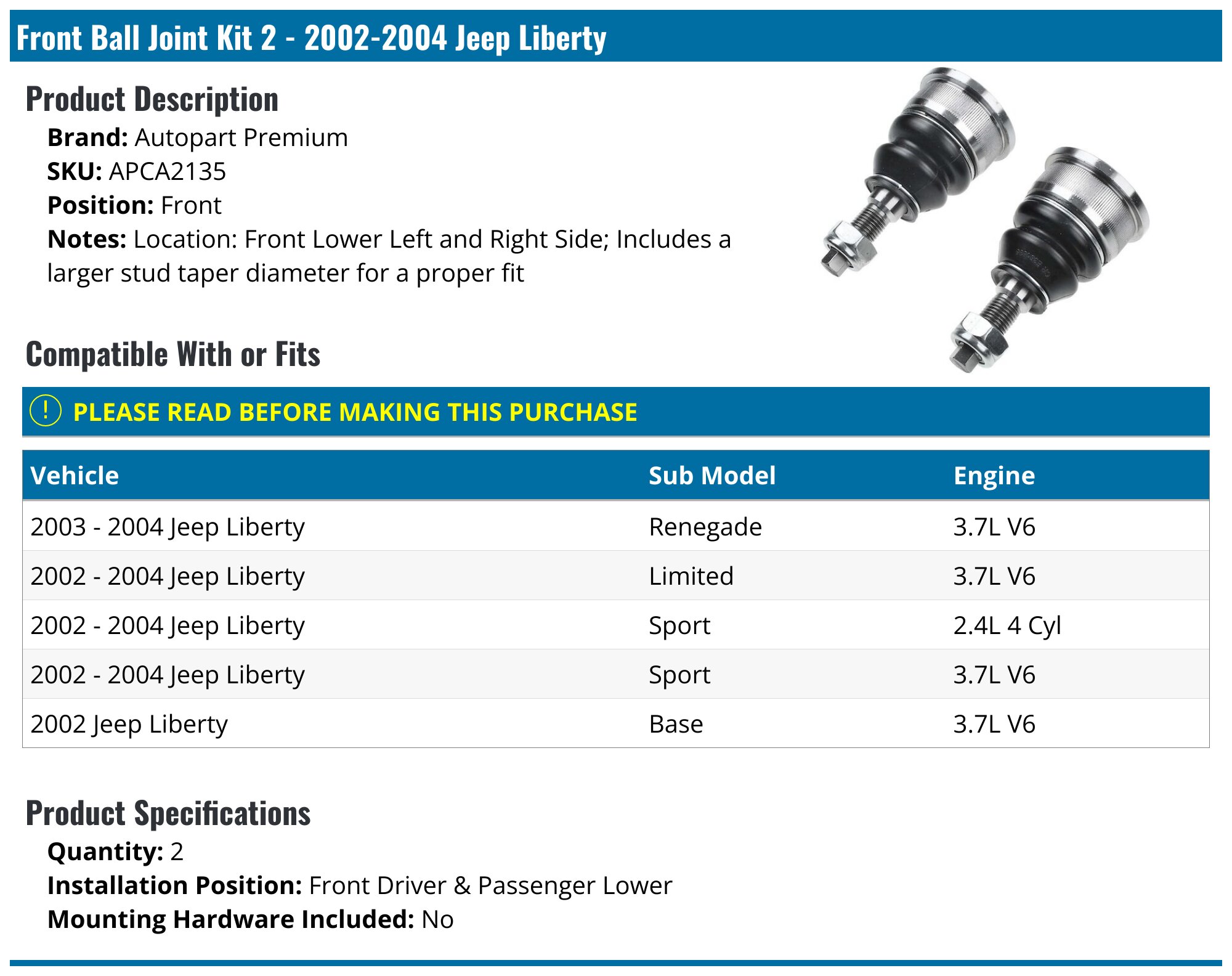 Sitemapcdatahttpsthereferenznet2005 Jeep Liberty Ball Joint