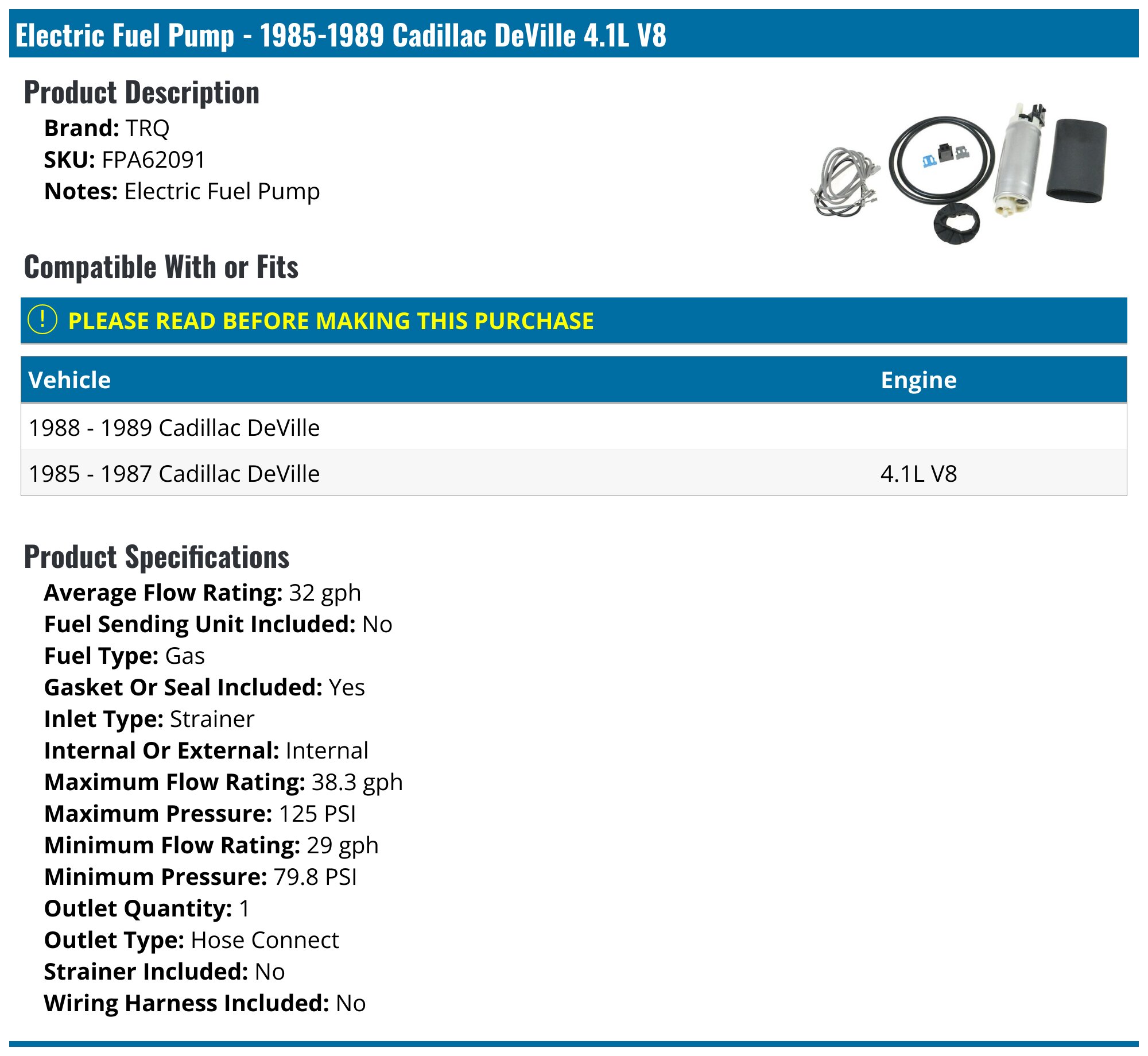 Delphi Vs. Ac Delco Fuel Pump: What's the difference between