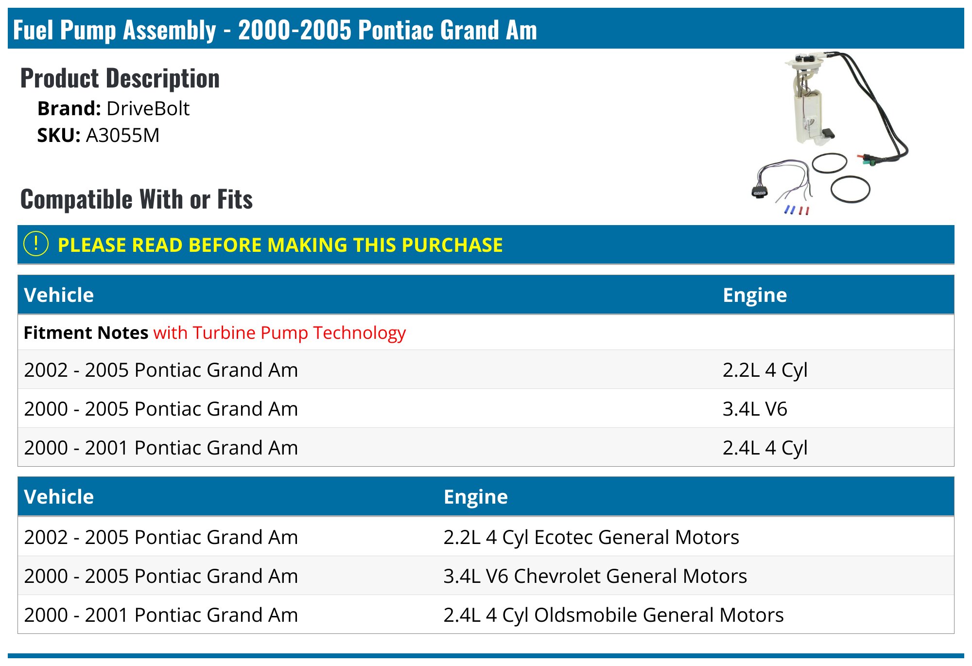 Premium Fuel Filter for Chevrolet Cavalier 2.2L Mauritius