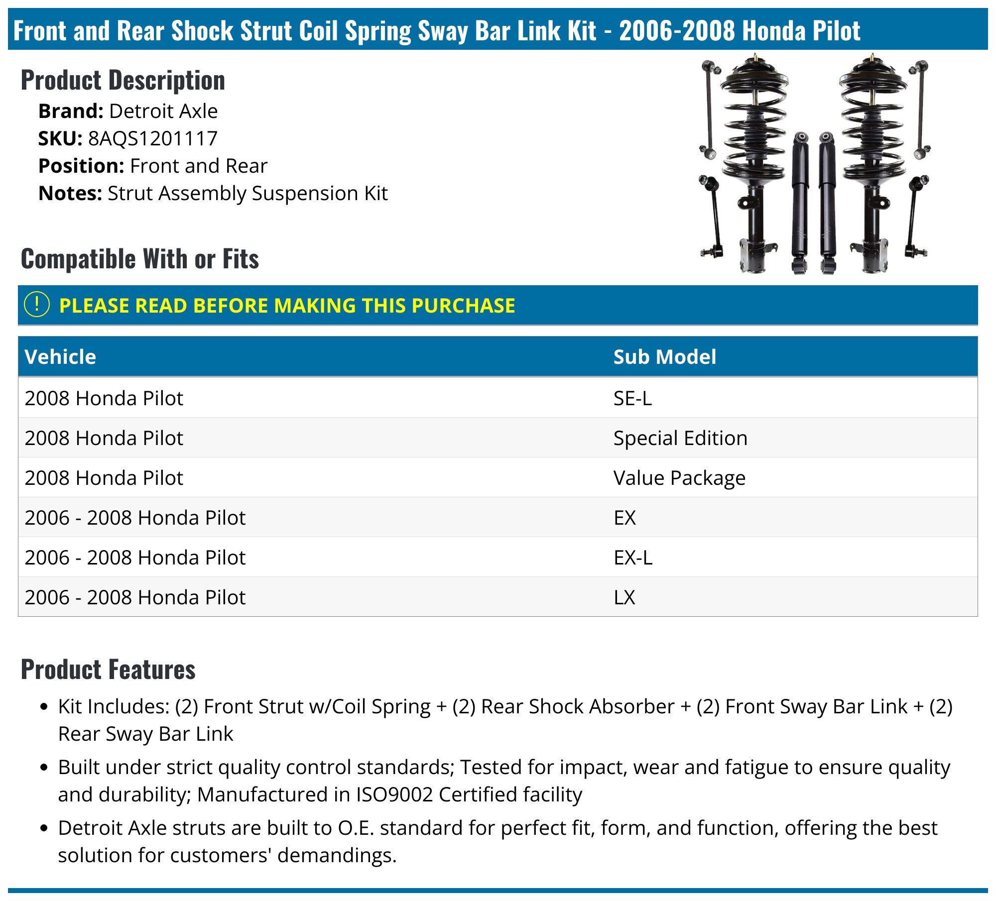 Honda Pilot Parts & Accessories Honda Pilot OEM Body Parts