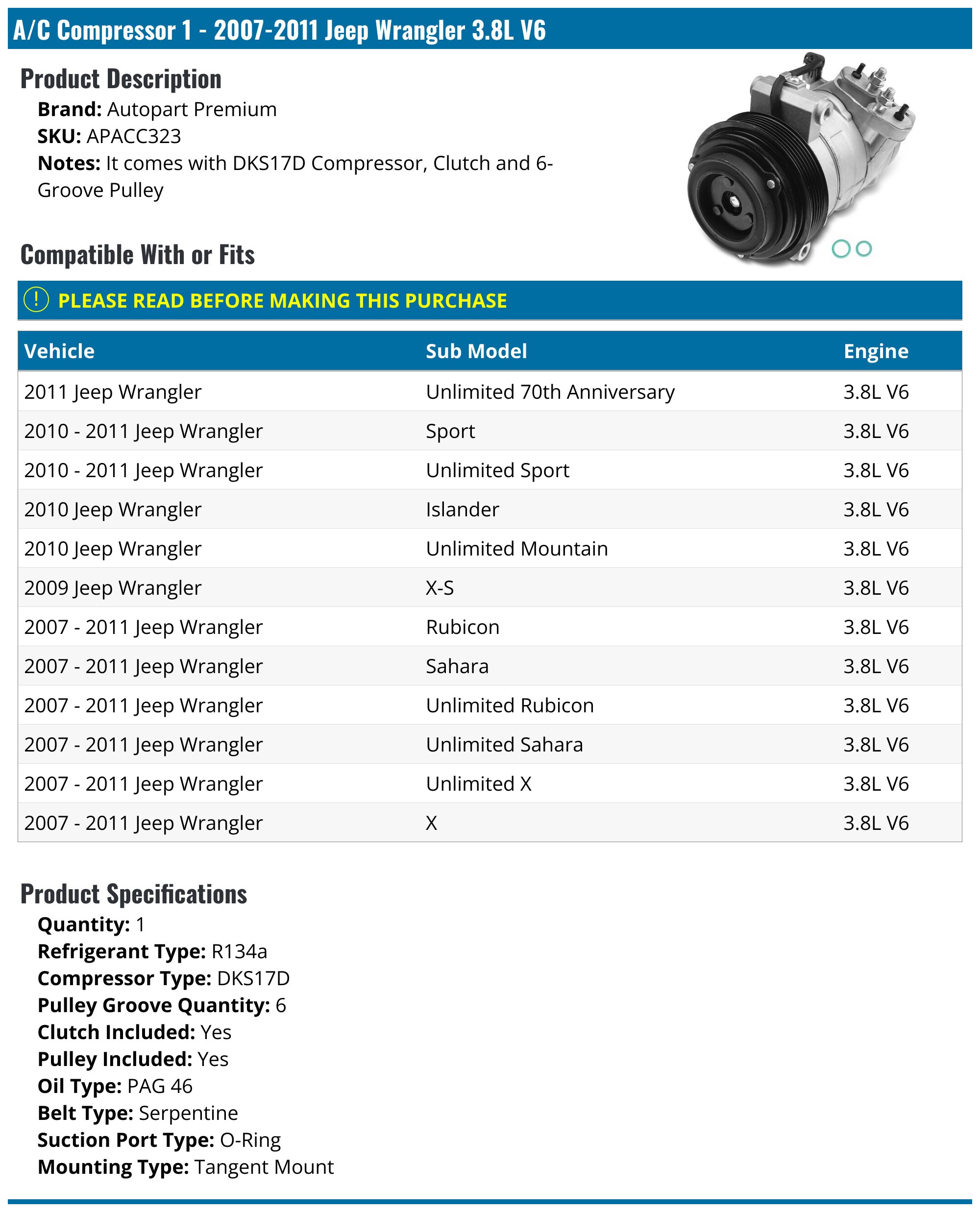 A/C Compressor DKS17D for Nissan Rogue 2.5L - 2008 2009 2010 2011 2012 2013-10000762 92600JM01B 92600JM01C 92600JM01E 92610JM01A 92610JM01C 92610JM01E : Automotive - Amazon.com ACコンプレッサー、Jeep、Wrangler 2007 2008 2009 2010 2011 DKS17D エアコン OEM 5