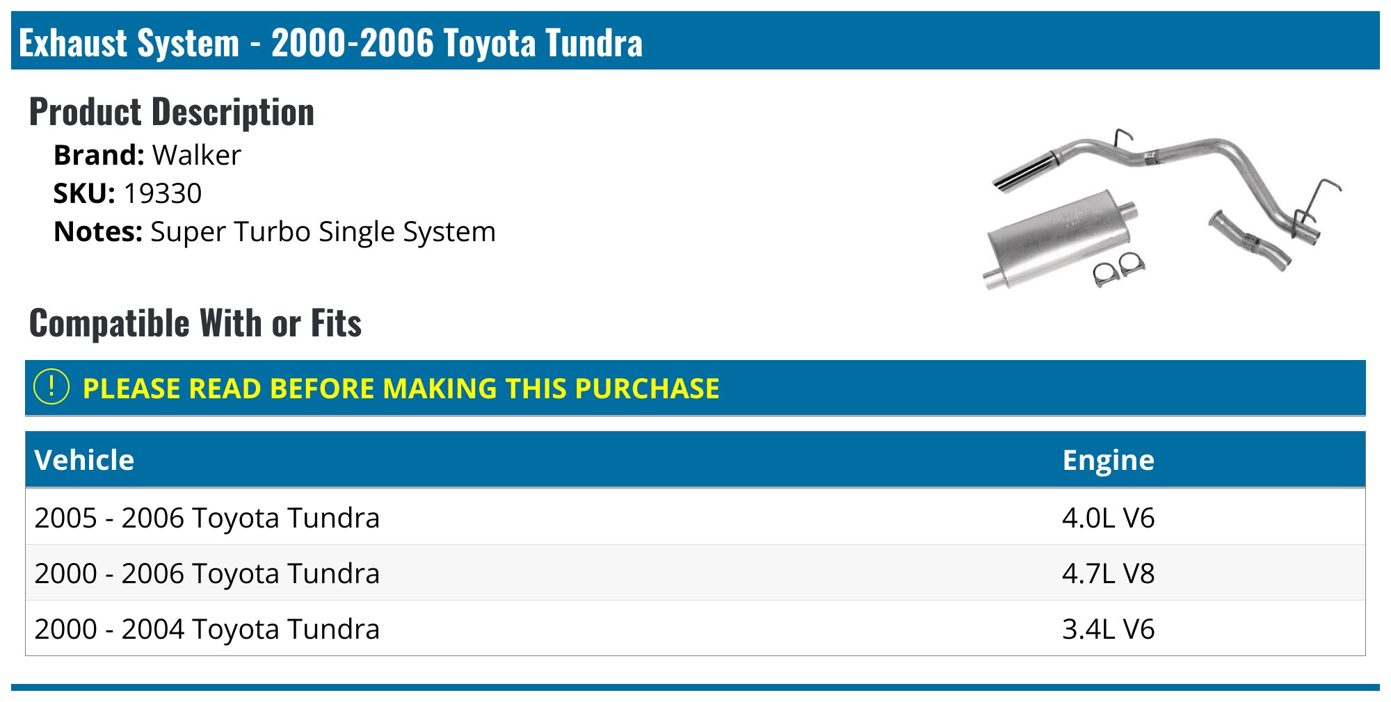 3 Row Alumnum Radator Shroud Fan For 2000-2006 Toyota Tundra 3.4L 4