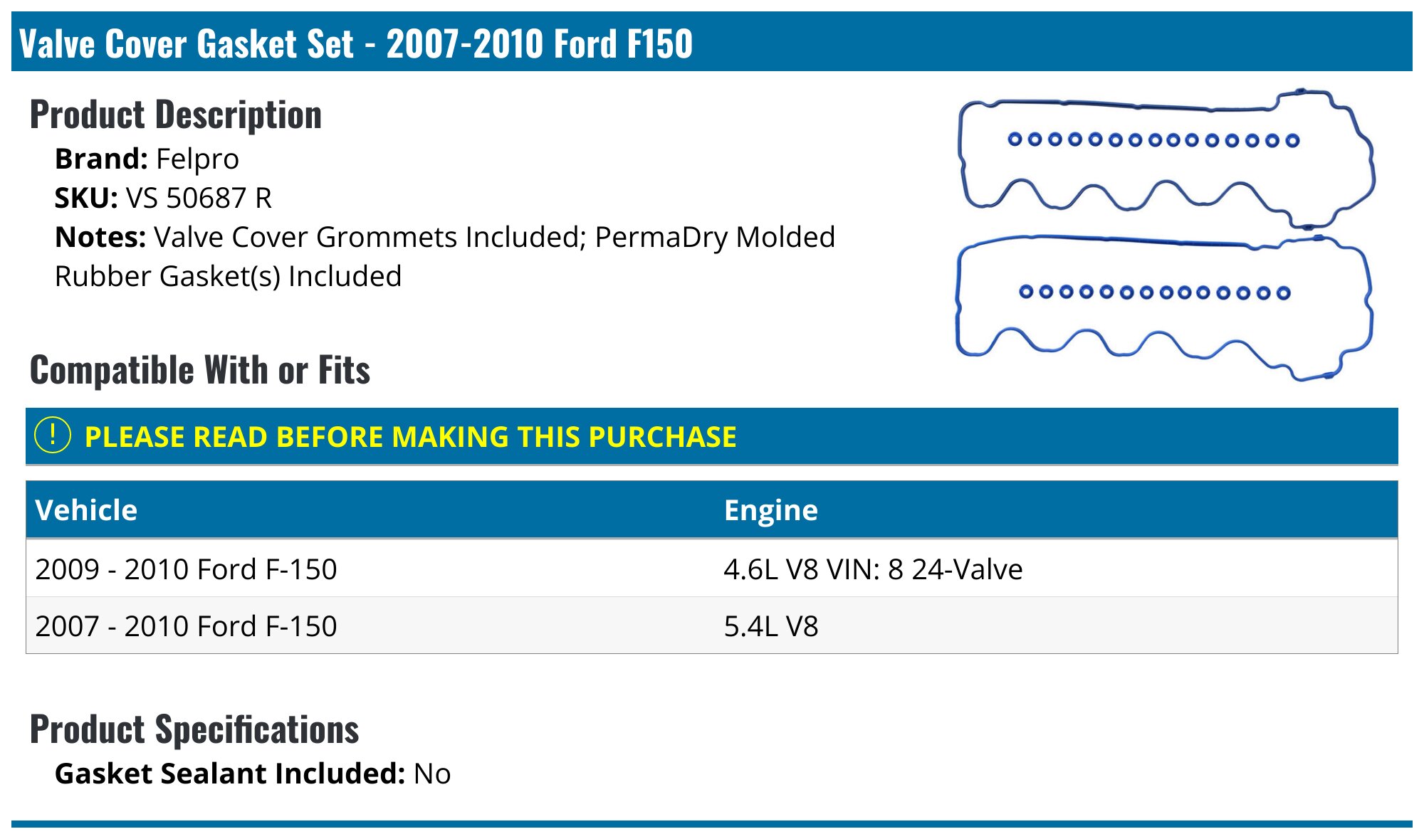 Cylinder Block Components for 2006 Ford F-150 | Eastgate Ford Parts