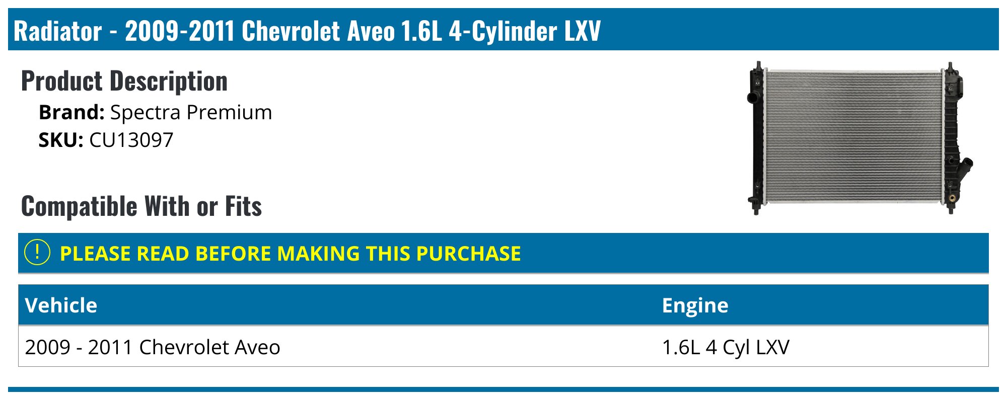 Fastner Compatible Con Chevrolet/Saab Tapón De Bañera Radiador Agua Aveo ( 2009-), Cruze (2009-2016), Orlando (2011-), Spark (2010-2015), 9-5 ( 2010-2012) 13502353, 13598760