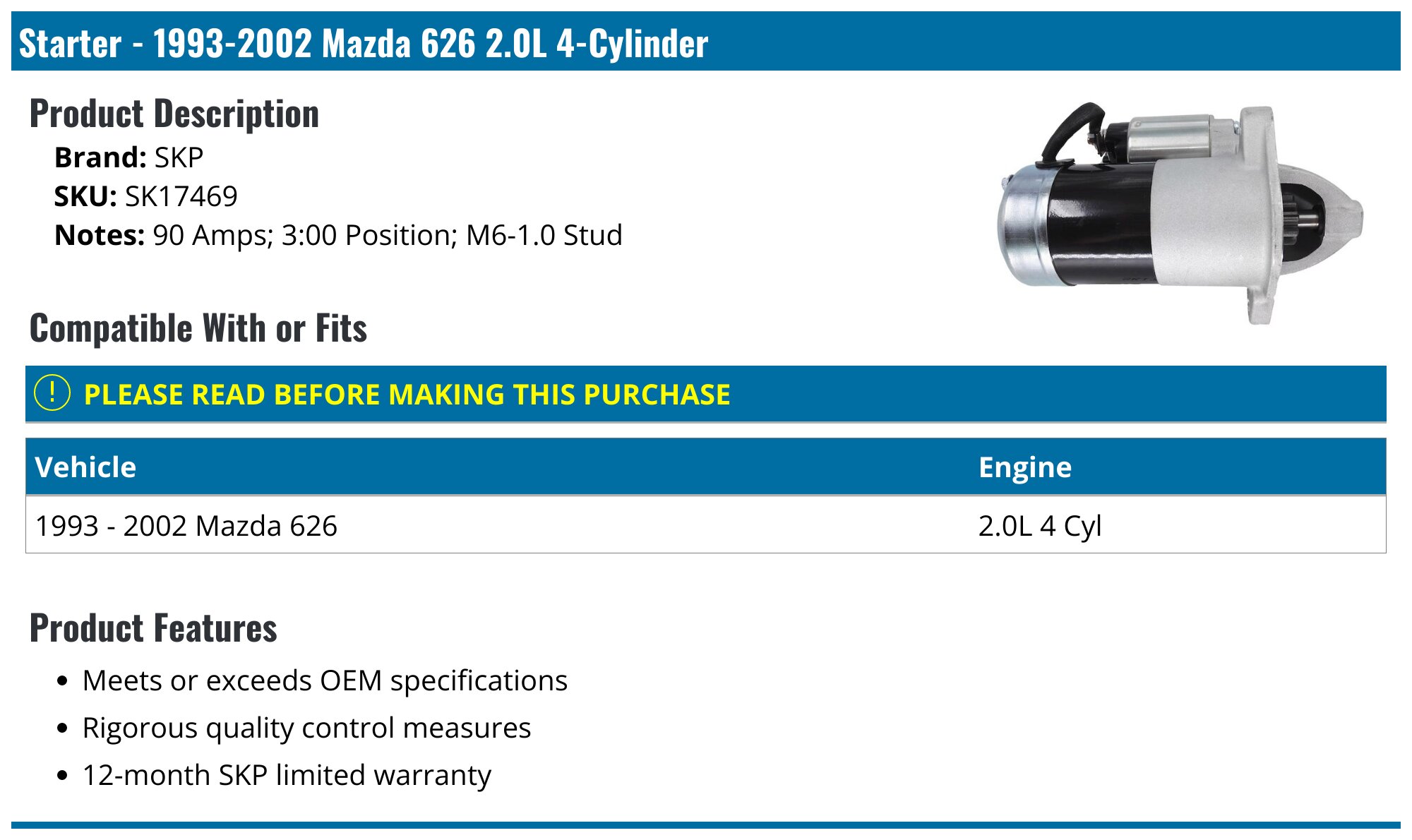 Capot De Colonne De Direction Pour Mazda 626 IV (Ge) 1992-1997 - Pièce Occasion