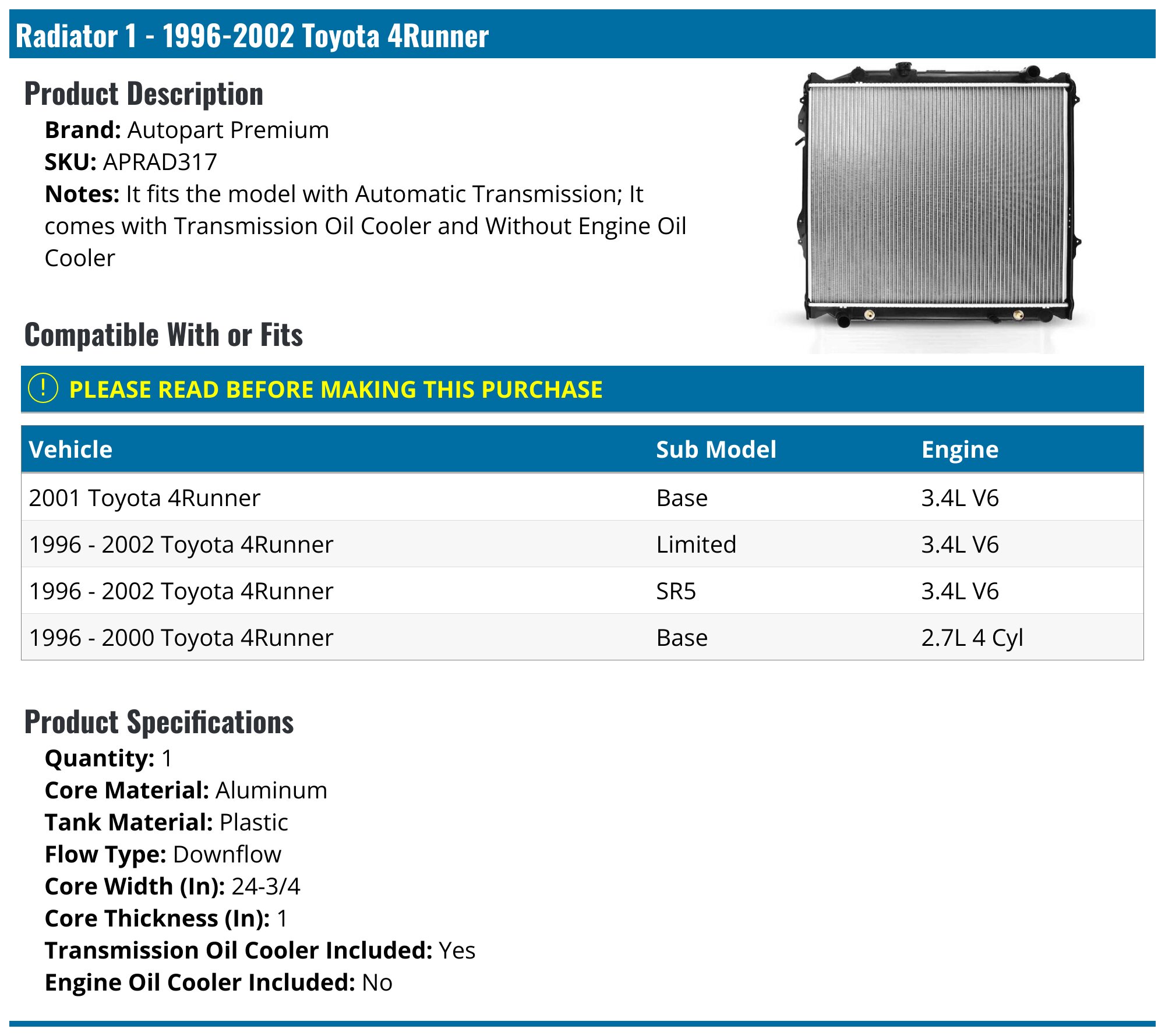 DIAGRAM] Toyota Tundra Radiator Cooling System Diagrams